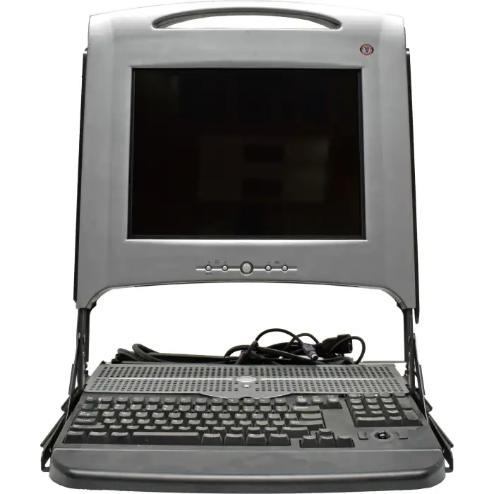 RACK MONITOR 15" DELL MF792 G6325 WITH RAILS/KB/1U