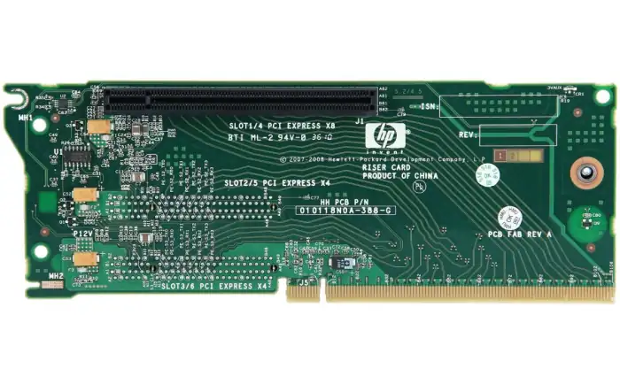 HP DL380G6/G7 PCI-E 1x8 2x4 Riser Kit 500579-B21