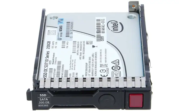 HP 200GB SATA 6G WI SFF SSD for G8-G10 Servers 804639-B21