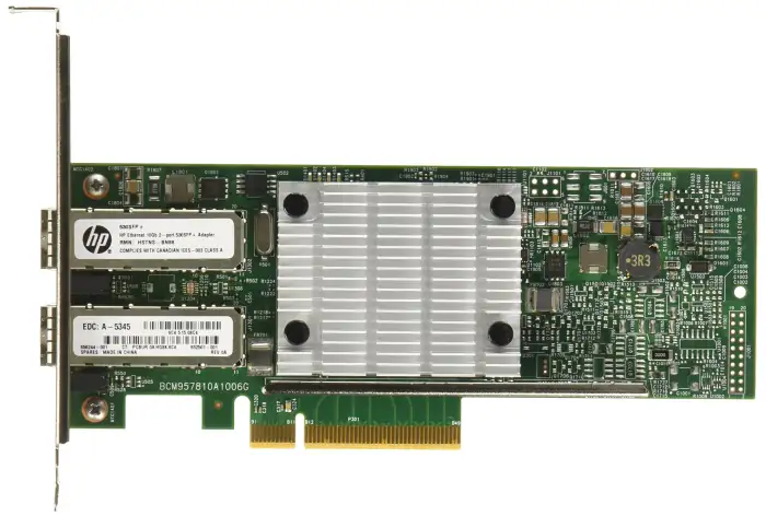 HP 530SFP+ 2-Port 10Gigabit Server Adapter (LP) 652503-B21-LOW