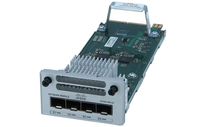 MODULE 4P 1GBE CISCO 9300 SFP C9300-NM-4G