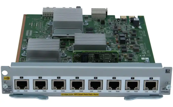 Aruba 8-port 1/2.5/5/10GBASE-T PoE+ v3 zl2 Module J9995A