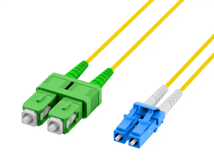 FIBER OPTICAL PATCH CORD LC-SC/APC SINGLE MODE 13M 9/125