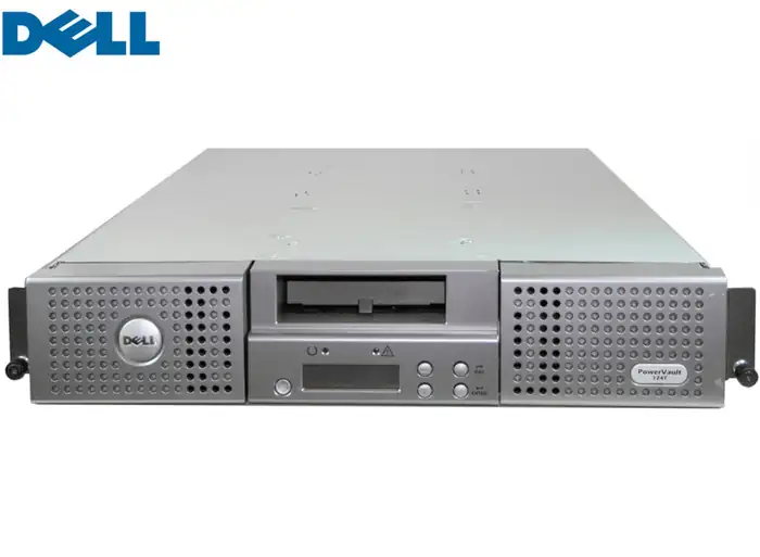 TAPE LIBRARY DELL POWERVAULT 124T 2U WITH 1xLTO3 DRIVE/1xMAG