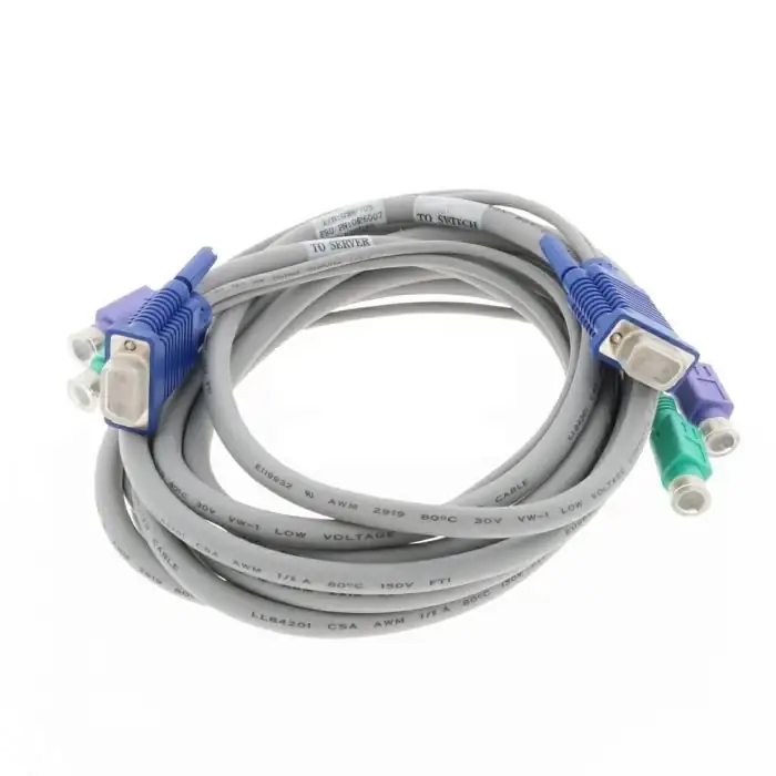 CPU TO VGA SW ATTACH. CBL 12F 06P600P