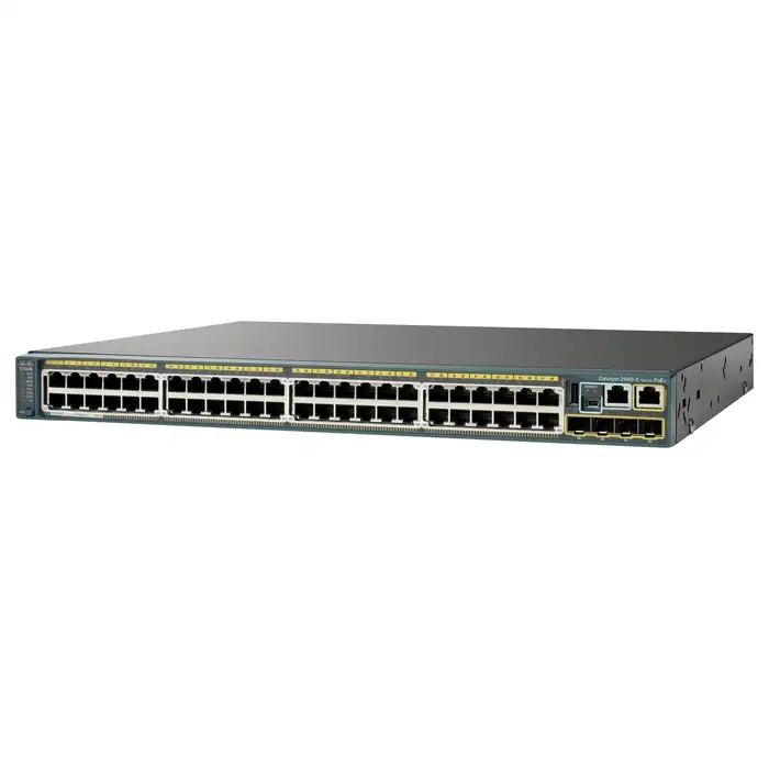 SWITCH ETH 48P 1GBE POE 370W CISCO C2960S 4xSFP LAN BASE WS-C2960S-48LPS-L