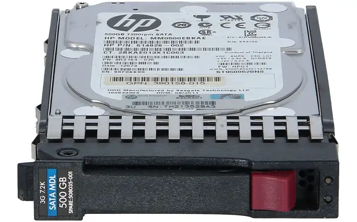 HP 500GB SATA 3G 7.2K SFF Hard drive 507750-B21