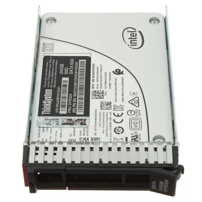 ThinkSystem 2.5in Intel S4510 240GB Entry SATA 6Gb Hot Swap  01PE324