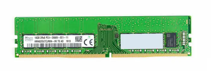 16GB SKHYNNIX PC4 21300E DDR4 2666MHz 2Rx8 ECC UDIMM  HMA82GU7CJR8N-VK