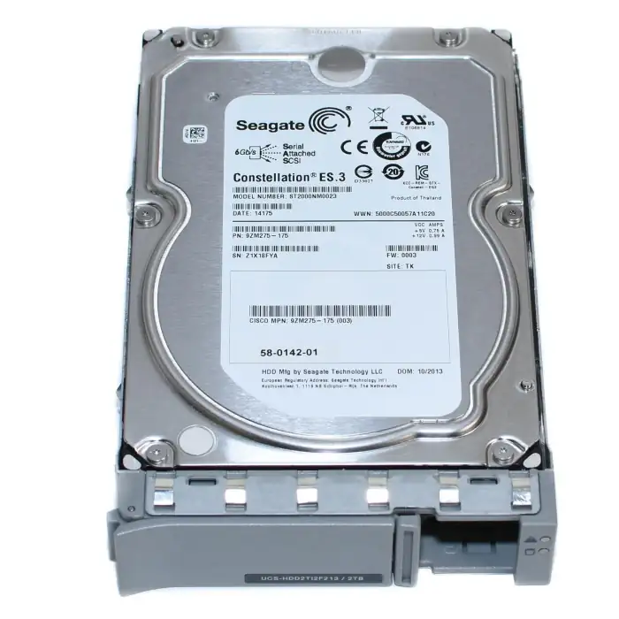 SEAGATE 2TB 7.2K 6G SAS LFF UCS-HDD2TI2F213/2TB