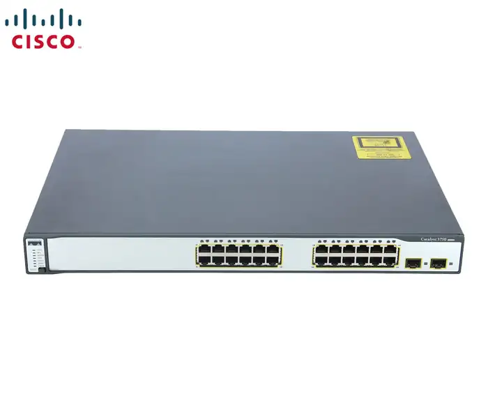 Cisco Catalyst 3750 24 10/100 PoE + 2 SFP Standard WS-C3750-24PS-S