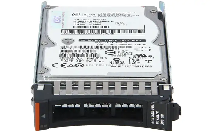 300GB 10K 6Gbps SAS 2.5in SFF G2HS HDD 90Y8879