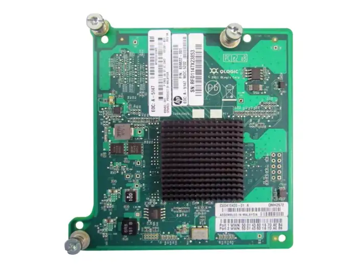 HP QMH2572 8GB FC Adapter for G8-G9 Blades 656452-001