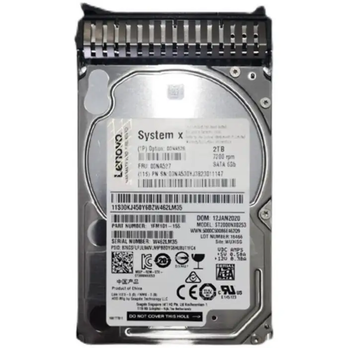2TB 7.2K 6Gbps NL SATA 2.5in G3HS 512e HDD  00NA527