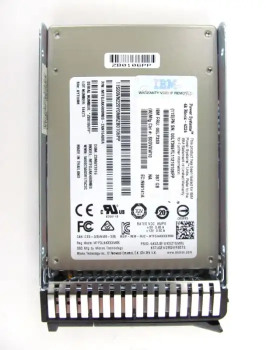 387GB SFF-3 SSD 4k eMLC4  (IBM i) 00LY365