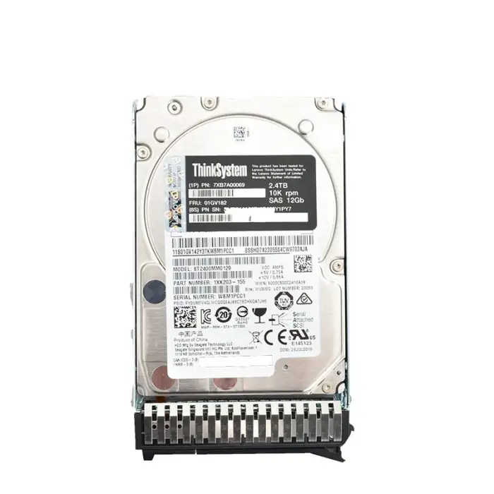 ThinkSystem 2.5in 2.4TB 10K SAS 12Gb Hot Swap 512e HDD 01GV182