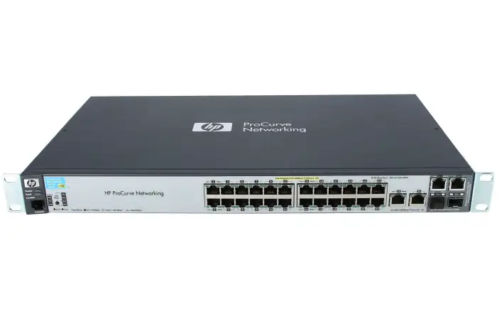 SWITCH ETH 24P 100MB 2x1GBE RJ45/SFP HP PROCURVE 2520-24-PoE MANAGED J9138A