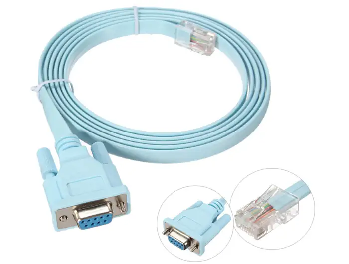 CABLE RJ45 TO DB9 FOR CISCO CONSOLE
