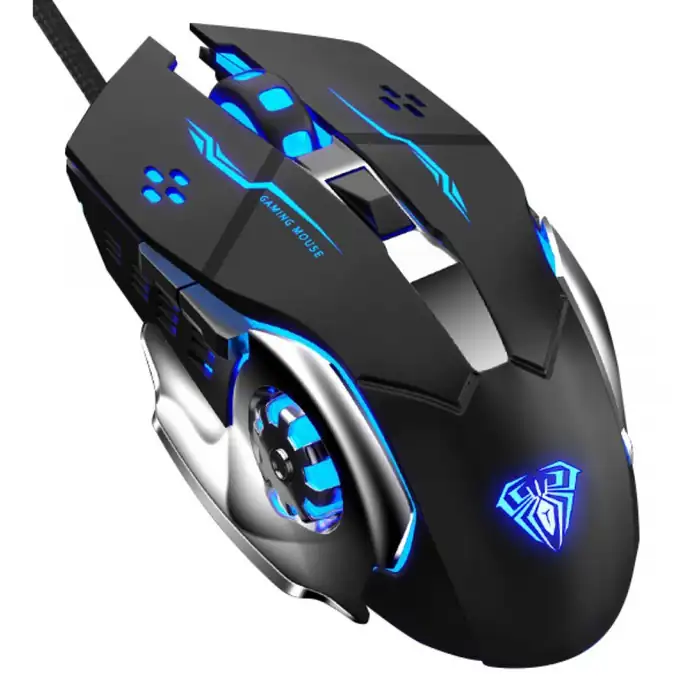 MOUSE AULA S20 RGB WIRED USB BLACK NEW