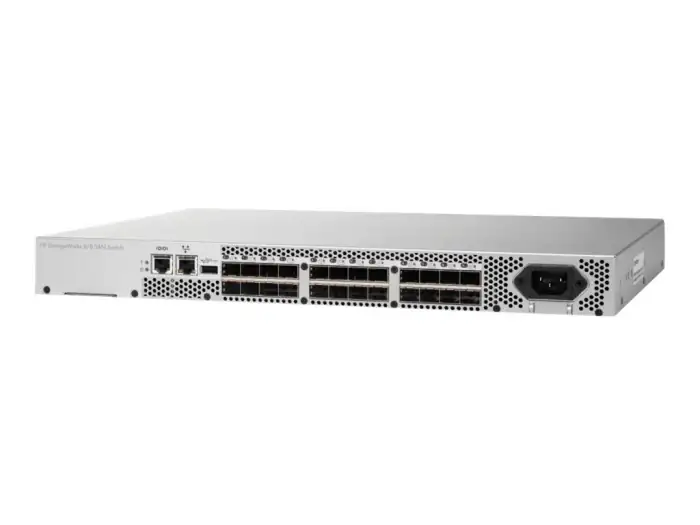 SWITCH FC 24P(8ACTIVE) 8GB SFP HP STORAGEWORKS 8/8 SAN/NO RACKMOUNT KIT