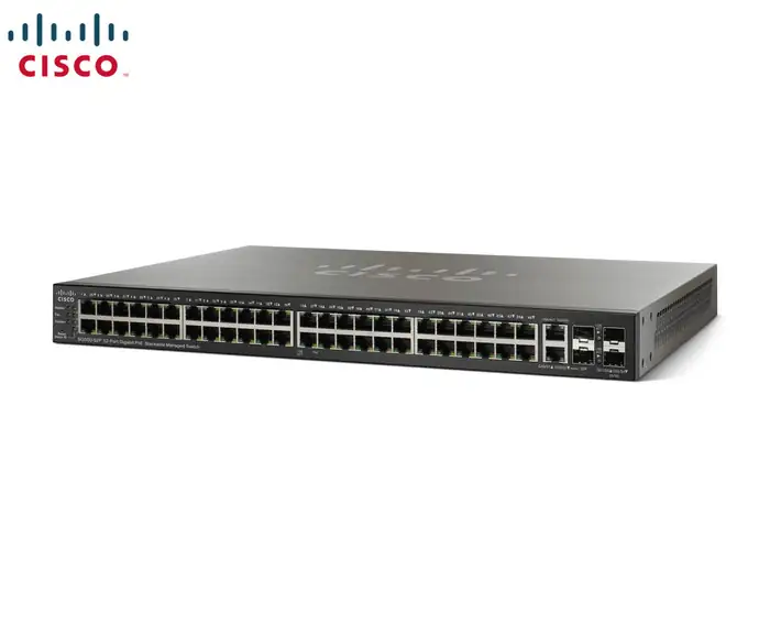 Cisco 52-port Gigabit POE Stackable Managed Switch SG500-52P-K9-G5