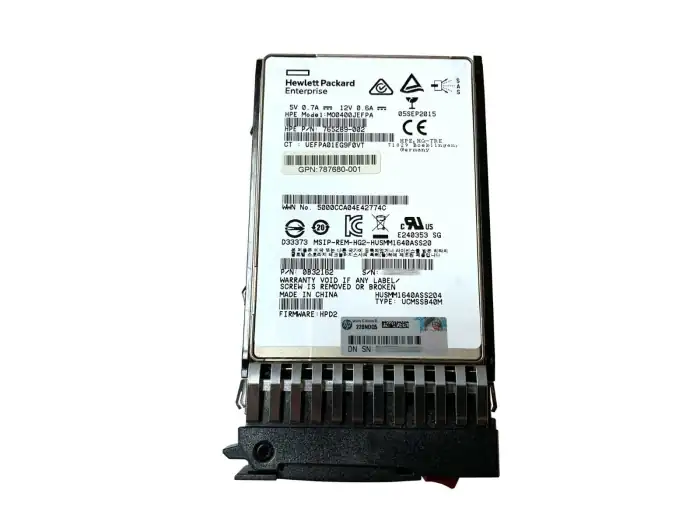 HP 800GB SAS 12G EM SFF SSD for MSA Storage J9F38A