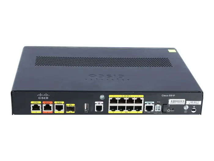 CISCO ISR 891-F SFP 8P 1GBE 4xPoE 1xSFP 1xFE C891F-K9