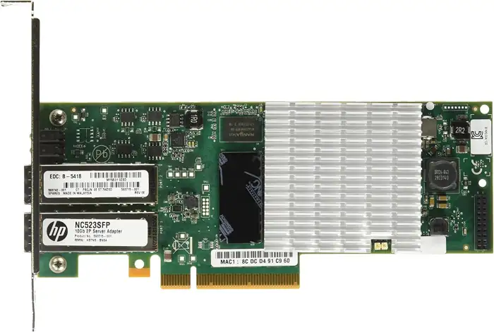 HP NC523SFP 2-Port 10Gb Server Adapter (HP+LP) 593717-B21