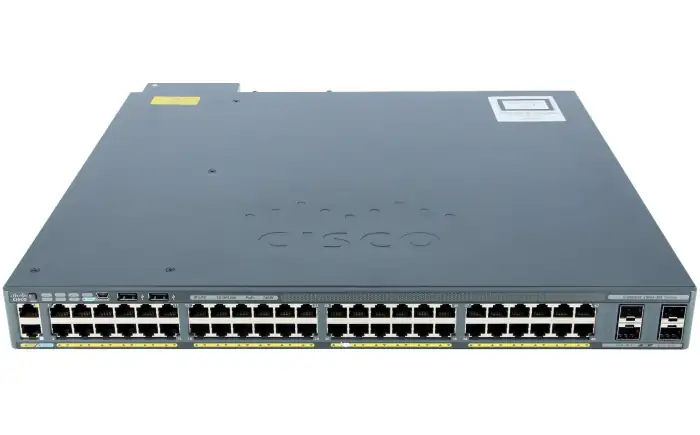 SWITCH ETH 48P 1GBE 2x10GBE SFP+ CISCO CATALYST 2960-XR POE 370W, IP LITE 2xPSU 640W  WS-C2960XR-48LPD-I