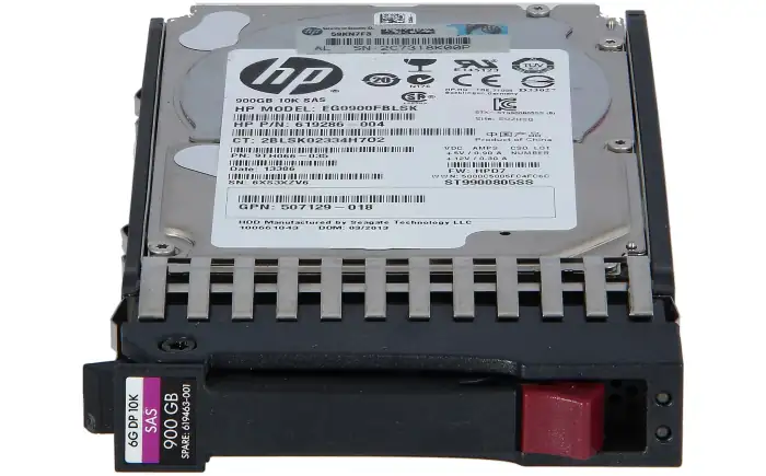 HP 900GB SAS 6G 10K SFF Hard drive 619463-001
