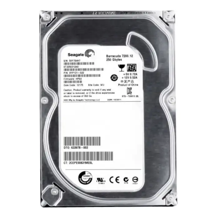 HP 250GB SATA 3G 7.2K LFF HDD for Workstations 508028-001