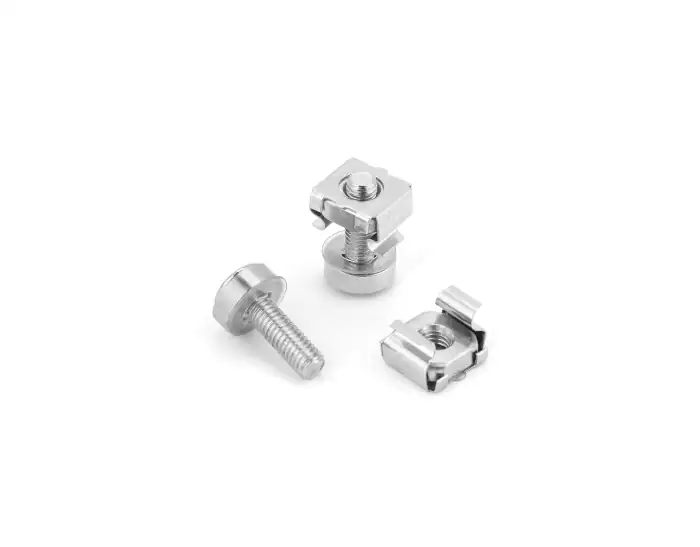 MOUNTING SCREW SET WITH NUT FOR RACK CABINET NEW 4xSETS