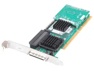 RAID CONTROLLER DELL PERC 4/SC  64MB/1CH/1CH/U320 PCI-X - Photo