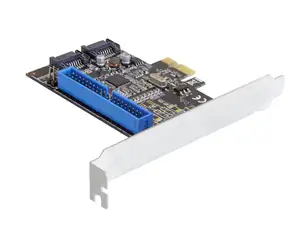 ADAPTER CARD DELOCK 2xSATA 6Gb/s 1xIDE PCI-E NEW - Photo