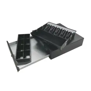 POS CASH DRAWER SCAN-IT 410H BLACK RJ12 NEW - Φωτογραφία