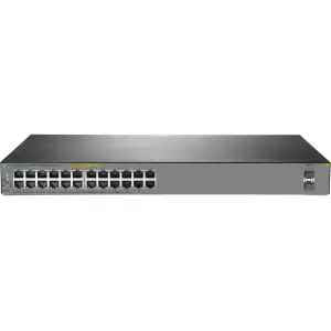 SWITCH ETH 24P 1GBE 2x1GBE SFP HPE 1920S POE+ 370W JL385A - Photo