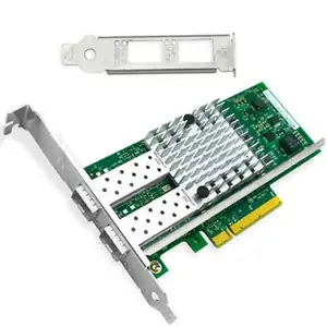 NIC SRV INTEL 10GB 2PORTS 10GBASE-X x8 SFP+ X520-DA2 FH PCIE LP - Photo