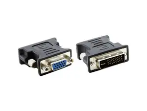 ADAPTER DVI-I (M) TO VGA (F) - Photo