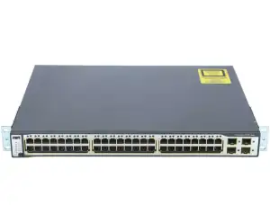 Cisco Catalyst 3750 48 10/100 + 4 SFP Enhanced WS-C3750-48TS-E - Φωτογραφία
