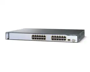 SWITCH ETH 24P 100MB & 2SFP CISCO CATALYST C3750 WS-C3750-24TS-E - Φωτογραφία