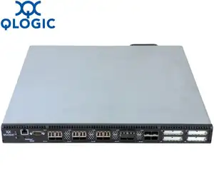 SWITCH FC 24P 8GB QLOGIC SANBOX5802  w16 SFP FTLF8528P2BNV - Photo