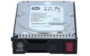 HP 1TB SATA 6G 7.2K LFF HDD for G8-G10 Servers 657739-001 - Φωτογραφία