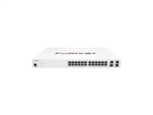 SWITCH ETH 24Px1GBE FORTINET 224D-FPOE 4xSFP SLOTS POE+ NO RACKMOUNT KIT - Photo