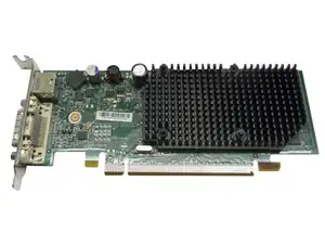 VGA 256MB ATI X1300 PRO DMS-59 S-VIDEO PCI-E LP - Photo