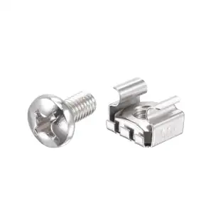 ΣΕΤ ΠΑΞΙΜΑΔΙ ΚΑΙ ΒΙΔΑ ΓΙΑ IBM RACK CAGE NUT + SCREW - Photo
