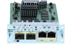 MODULE 2P 1GBE CISCO 2xSFP WAN NIM-2GE-CU-SFP - Φωτογραφία