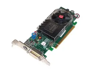 VGA 256MB ATI RADEON HD2400 XT DMS-59/SVIDEO PCI-EX LP - Φωτογραφία