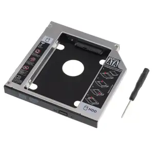 UNIVERSAL SECOND HDD TRAY 12.7MM SATA TO SATA - Photo