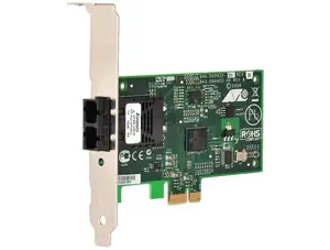 NIC 100MB ALLIED TELESIS OPTICAL SC DUAL PORT PCI-E LP - Φωτογραφία