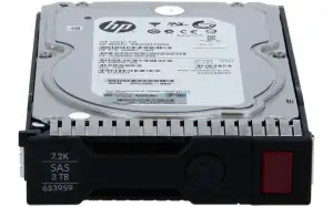 HP 3TB SAS 6G 7.2K LFF Hard drive 653959-001 - Φωτογραφία